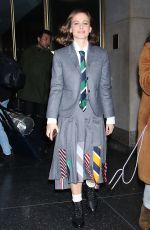 PAULINE CHALAMET Leaves Today Show in New York 12/08/2022