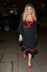 Pregnant ASHLEY JAMES Arrives at GB News in London 11/30/2022