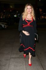 Pregnant ASHLEY JAMES Arrives at GB News in London 11/30/2022
