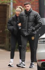 Pregnant MOLLY MAE HAGUE and Tommy Furry Out on Bank Holiday in Wilmslow Cheshire 12/27/2022