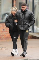 Pregnant MOLLY MAE HAGUE and Tommy Furry Out on Bank Holiday in Wilmslow Cheshire 12/27/2022