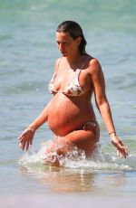 Pregnant RENEE BARGH in Bikini at a Beach in Sydney 12/15/2022