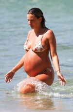 Pregnant RENEE BARGH in Bikini at a Beach in Sydney 12/15/2022