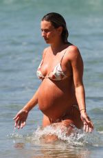 Pregnant RENEE BARGH in Bikini at a Beach in Sydney 12/15/2022