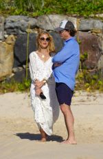 RACHEL ZOE Out on the Beach in St Barts 12/29/2022