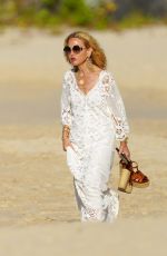 RACHEL ZOE Out on the Beach in St Barts 12/29/2022