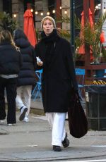 REBECCA HALL Out Shopping in New York 12/15/2022