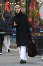 REBECCA HALL Out Shopping in New York 12/15/2022