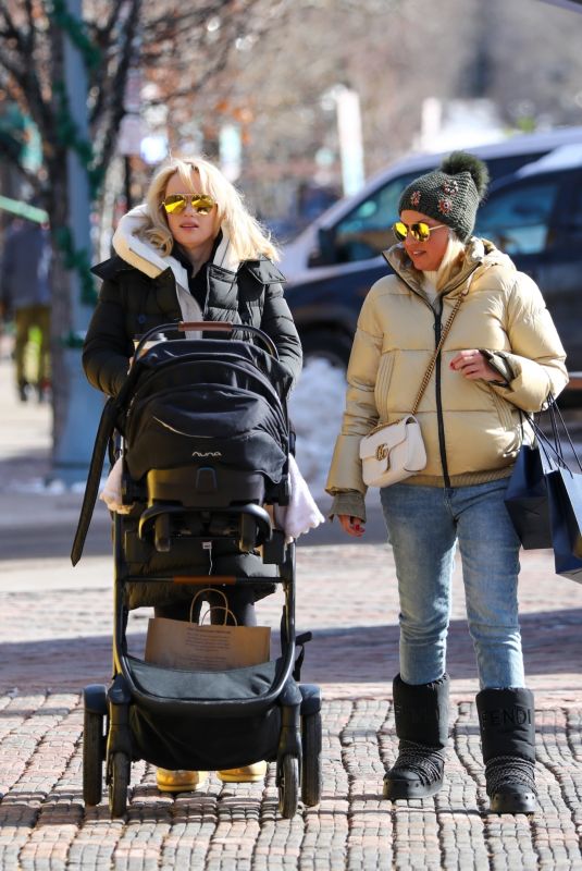 REBEL WILSON and RAMONA AGRUMA Out on Holiday Shopping in Aspen 12/20/2022
