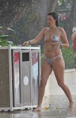 RHE DURHAM in Bikini at a Beach in Barbados 12/24/2022