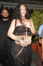 RIHANNA Out for Dinner at Carbone in Miami 12/03/2022