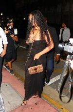 RIHANNA Out for Dinner at Carbone in Miami 12/03/2022