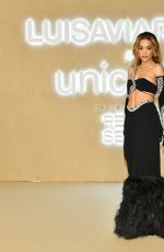 RITA ORA at Luisaviaroma for Unicef Winter Gala in St. Barths 12/29/2022