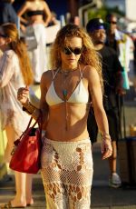 RITA ORA Out and About in St Barts 12/29/2022