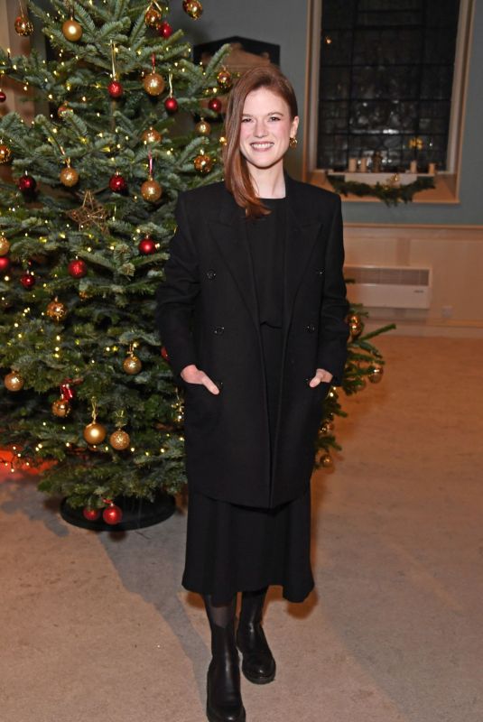 ROSE LESLIE at MS Society Carols by Candlelight at St Mary’s Church 12/15/2022