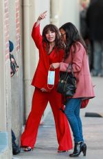 SABRINA IMPACCIATORE Arrives at Jimmy Kimmel Live 12/14/2022