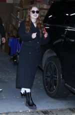 SADIE SINK Arrive at Late Show with Stephen Colbert in New York 12/08/2022