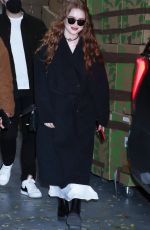 SADIE SINK Arrive at Late Show with Stephen Colbert in New York 12/08/2022