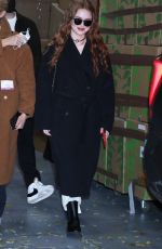 SADIE SINK Arrive at Late Show with Stephen Colbert in New York 12/08/2022