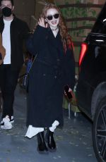 SADIE SINK Arrive at Late Show with Stephen Colbert in New York 12/08/2022