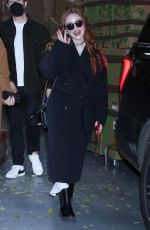 SADIE SINK Arrive at Late Show with Stephen Colbert in New York 12/08/2022