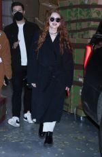SADIE SINK Arrive at Late Show with Stephen Colbert in New York 12/08/2022