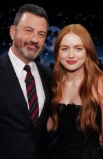 SADIE SINK at Jimmy Kimmel Live 12/06/2022