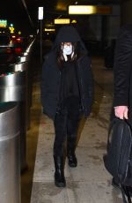 SALM AHAYEK Arrives at JFK Airport in New York 12/11/2022