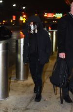 SALM AHAYEK Arrives at JFK Airport in New York 12/11/2022