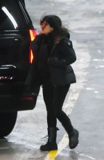 SALM AHAYEK Arrives at JFK Airport in New York 12/11/2022
