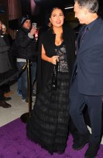 SALMA HAYEK Arrives at Hard Rock Hotel in New York 12/12/2022