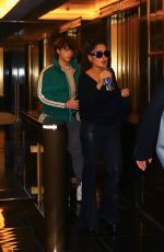 SALMA HAYEK Arrives at Jimmy Fallon Show in New York 12/14/2022