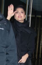 SALMA HAYEK Arrives at Today Show in New York 12/13/2022