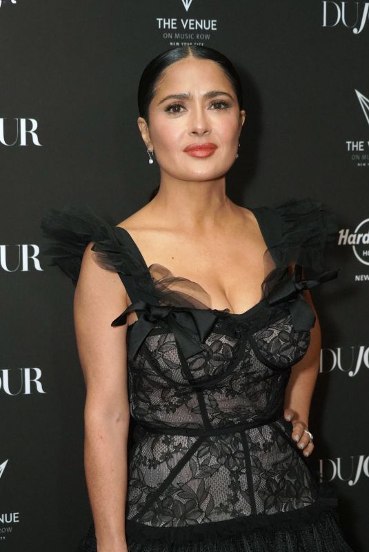 SALMA HAYEK at Dujour Magazine 10th Anniversary in New York 12/12/2022