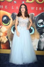SALMA HAYEK at Puss in Boots: The Last Wish Premiere in New York 12/13/2022