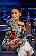 SALMA HAYEK at Tonight Show Starring Jimmy Fallon in New York 12/14/2022