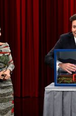 SALMA HAYEK at Tonight Show Starring Jimmy Fallon in New York 12/14/2022