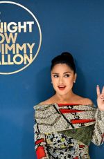 SALMA HAYEK at Tonight Show Starring Jimmy Fallon in New York 12/14/2022
