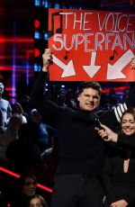 SARAH HYLAND at The Voice Live Top 10 Performances 11/28/2022