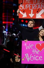 SARAH HYLAND at The Voice Live Top 10 Performances 11/28/2022