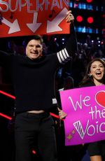 SARAH HYLAND at The Voice Live Top 10 Performances 11/28/2022