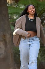 SASHA OBAMA Out and About in Los Angeles 11/28/2022