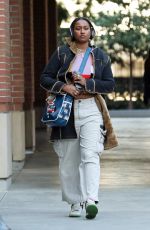 SASHA OBAMA Out and About in Los Angeles 12/01/2022