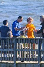 SCARLETT JOHANSSON on the Set of Project Artemis on Tybee Island 12/03/2022