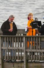 SCARLETT JOHANSSON on the Set of Project Artemis on Tybee Island 12/03/2022