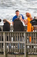 SCARLETT JOHANSSON on the Set of Project Artemis on Tybee Island 12/03/2022
