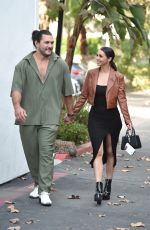 SCHEANA SHAY and Brock Davies Out on Beverly Blvd. in Beverly Hills 12/06/2022