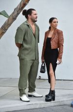SCHEANA SHAY and Brock Davies Out on Beverly Blvd. in Beverly Hills 12/06/2022