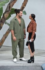 SCHEANA SHAY and Brock Davies Out on Beverly Blvd. in Beverly Hills 12/06/2022