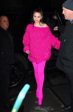 SELENA GOMEZ Arrives at SNL Afterparty in New York 12/10/2022